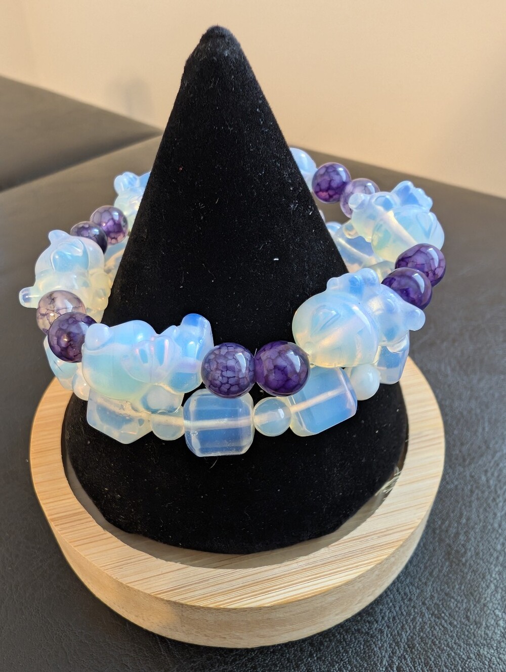 Mystic Glow Blue & Purple Bracelet Set